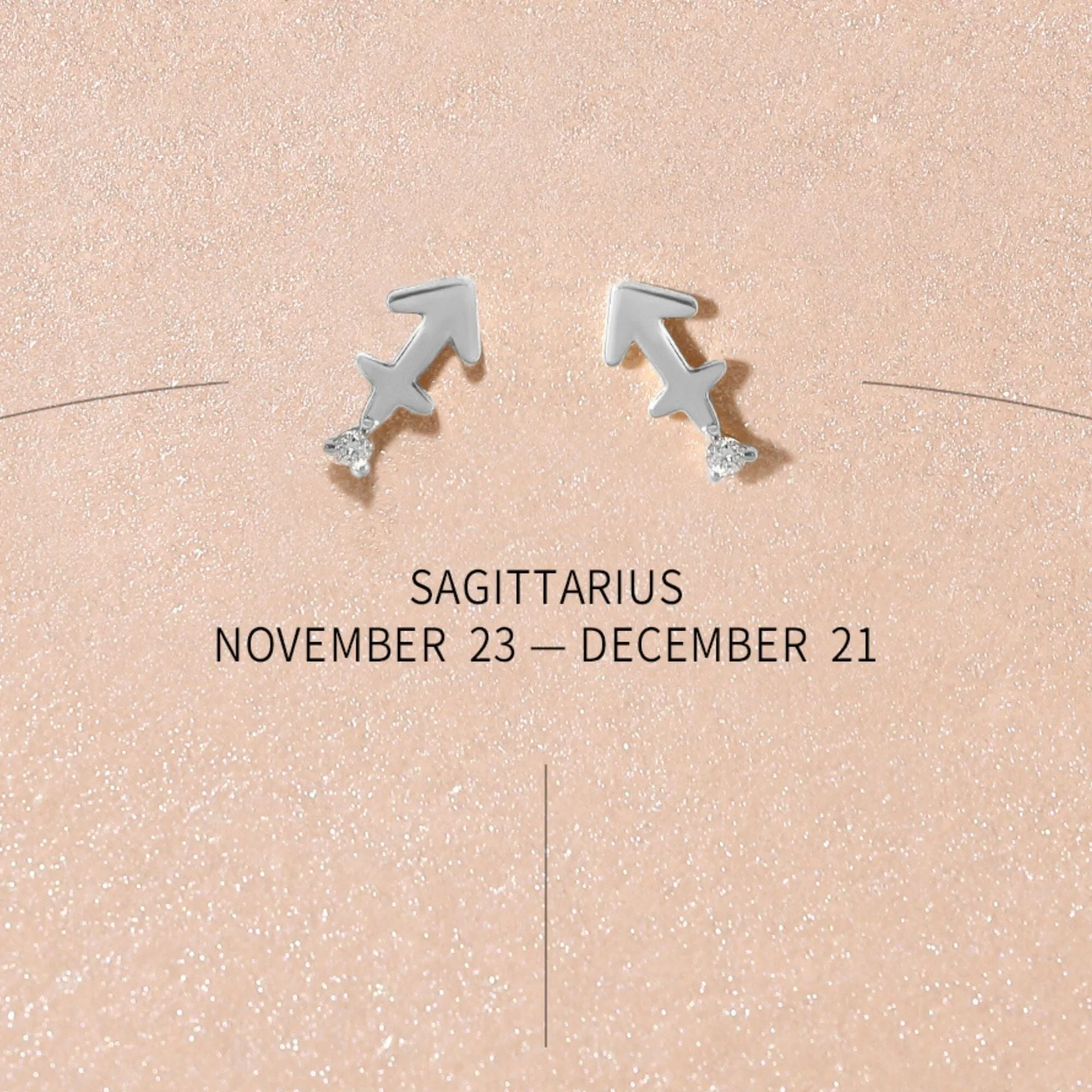 Bradley zodiac earrings sold by Adornmonde product image thumbnail 5