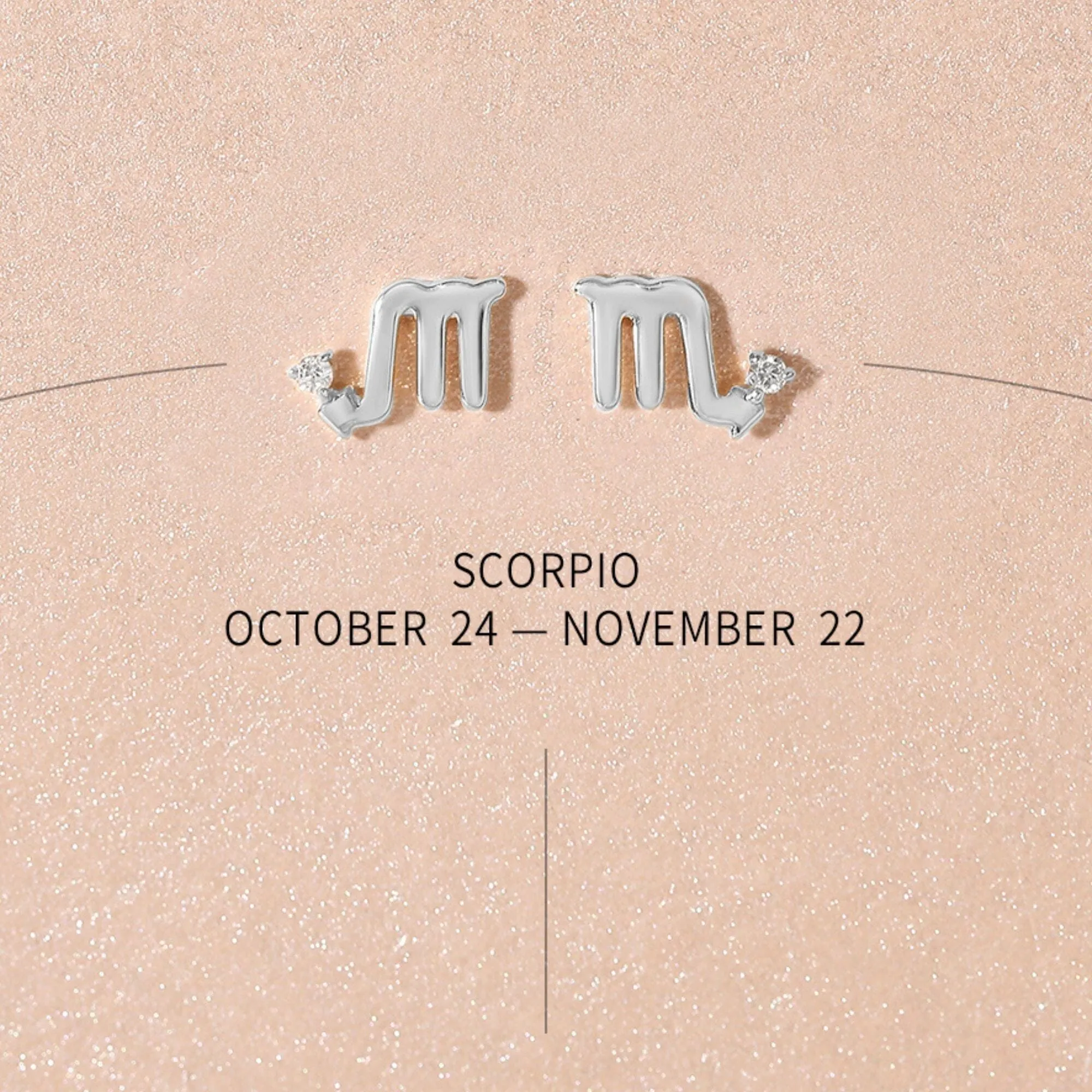 Bradley zodiac earrings sold by Adornmonde product image thumbnail 4