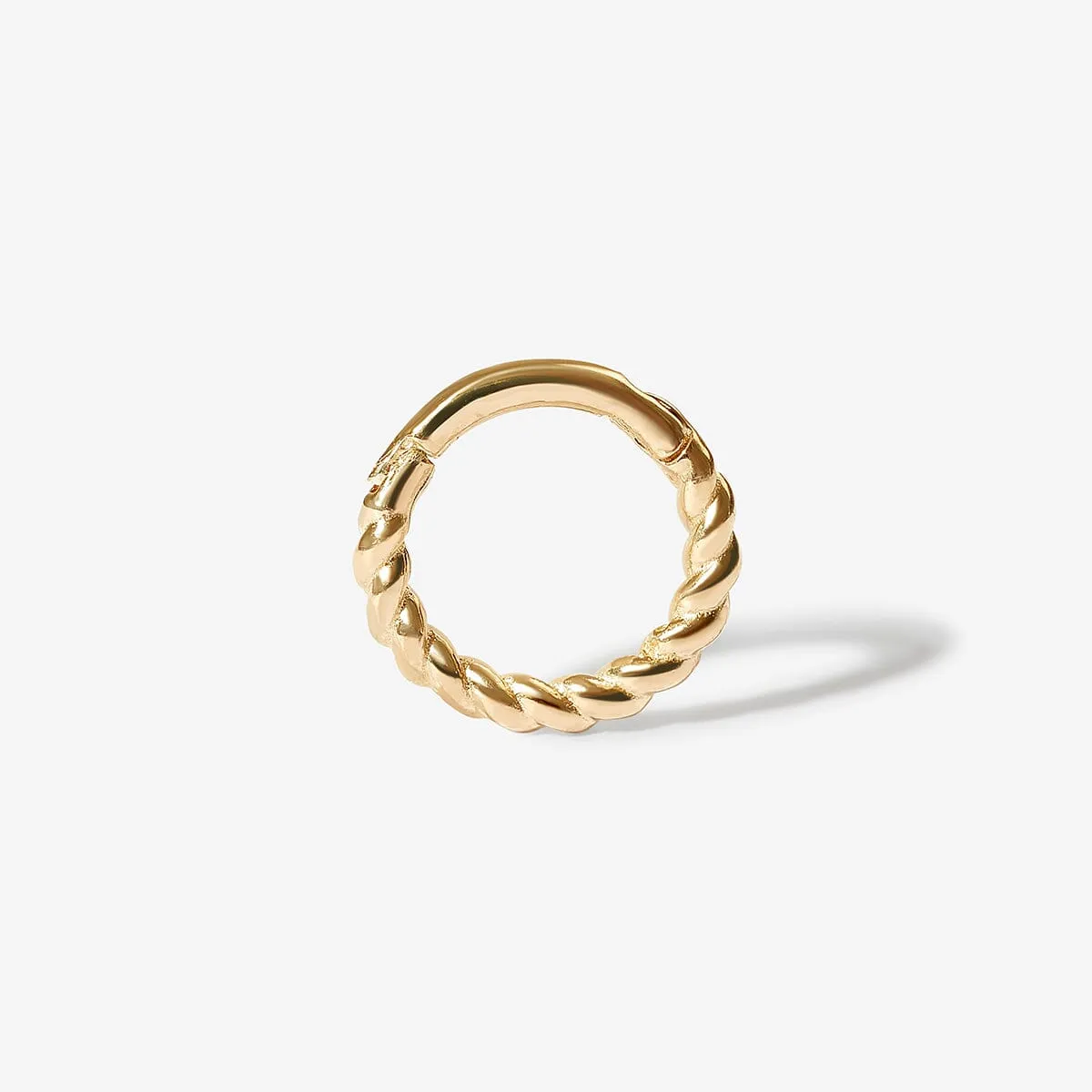 Charlie rope mini clicker piercing sold by Adornmonde