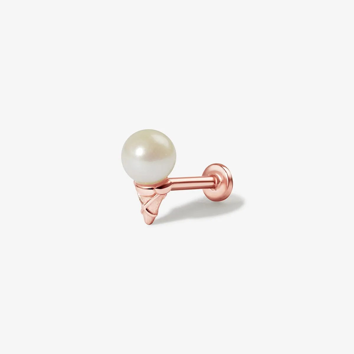 Cami ice-cream pearl piercing sold by Adornmonde product image thumbnail 4