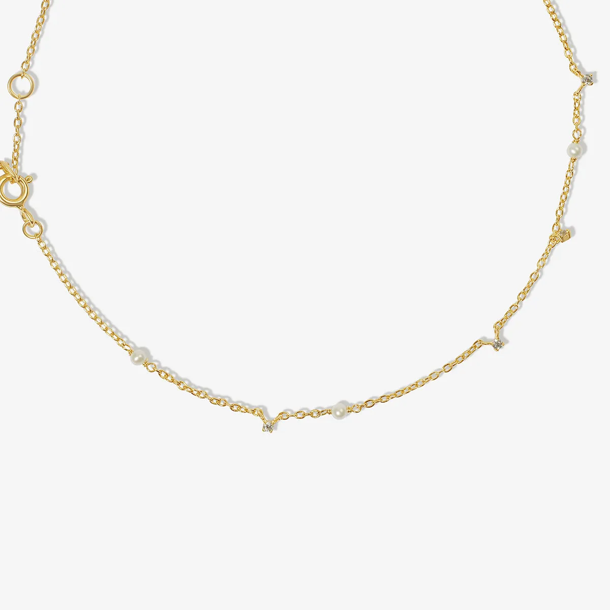 Sher pearl anklet sold by Adornmonde product image thumbnail 4