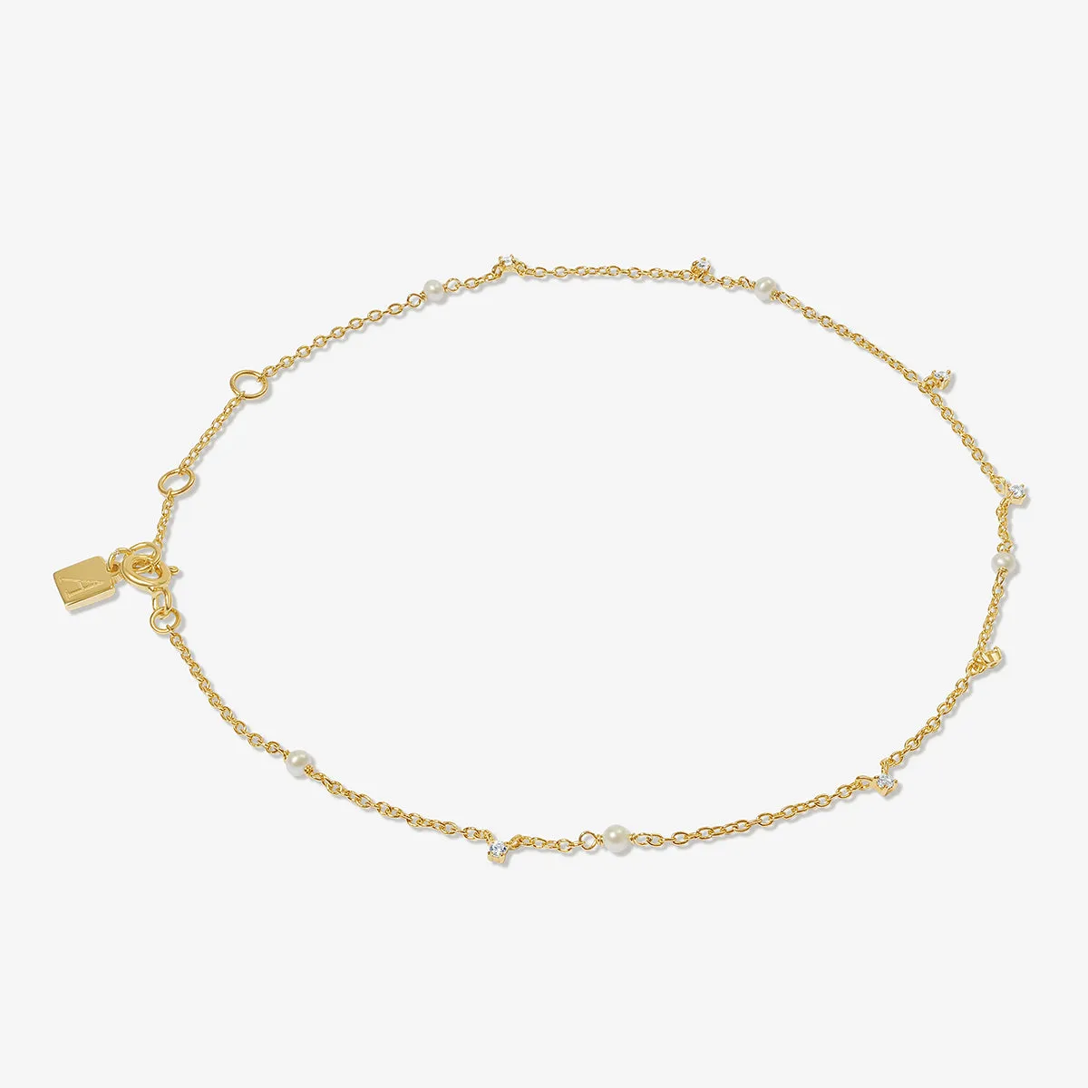 Sher pearl anklet sold by Adornmonde product image thumbnail 5