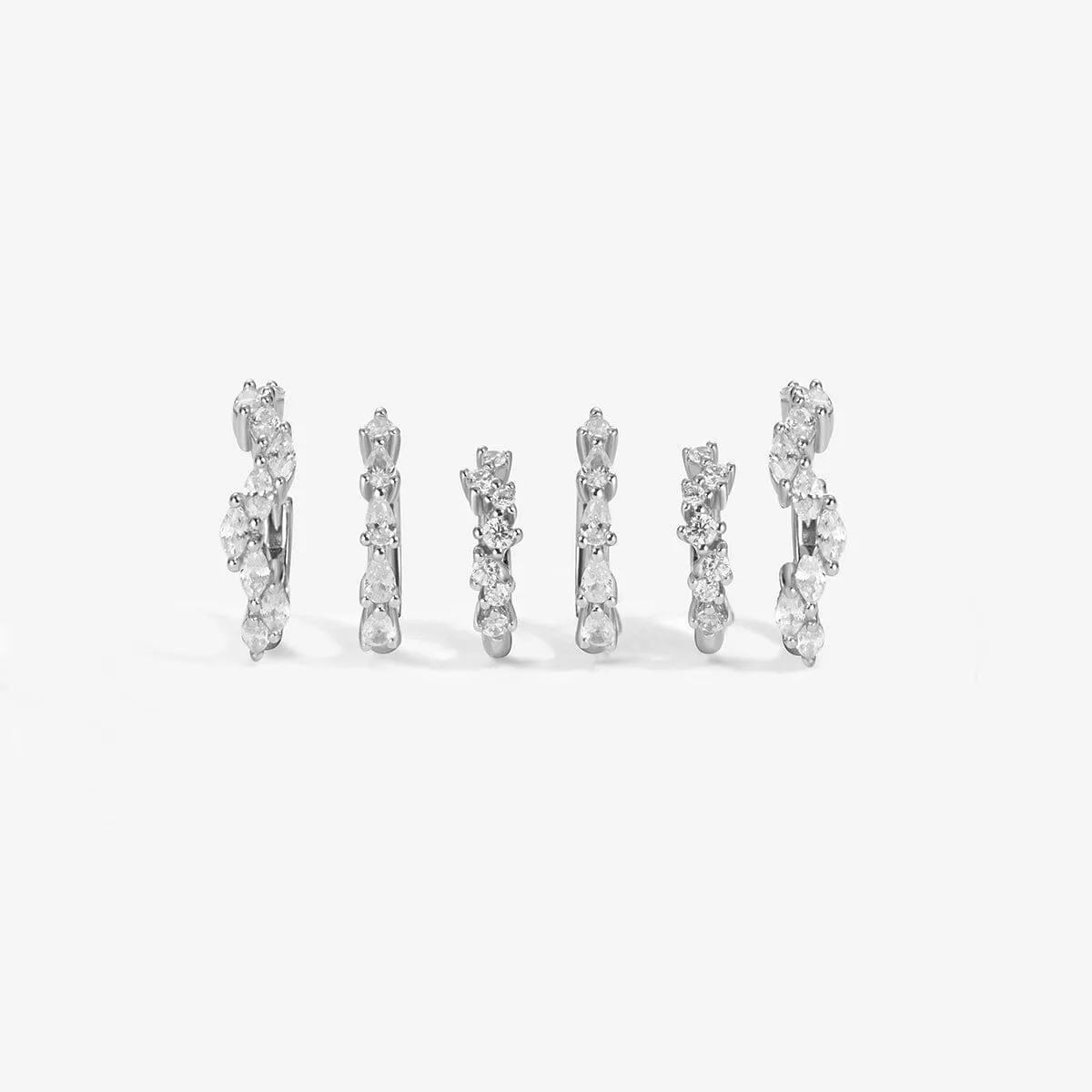 Tran 6-piece earring set sold by Adornmonde