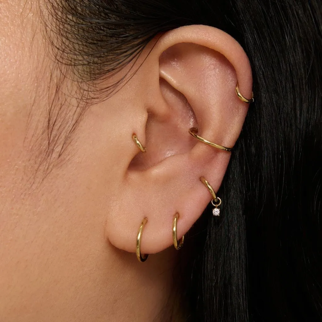 Kade hoop charm sold by Adornmonde product image thumbnail 3