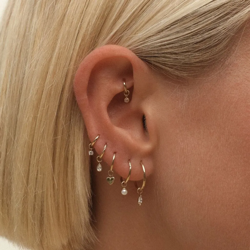 Kade hoop charm sold by Adornmonde product image thumbnail 5