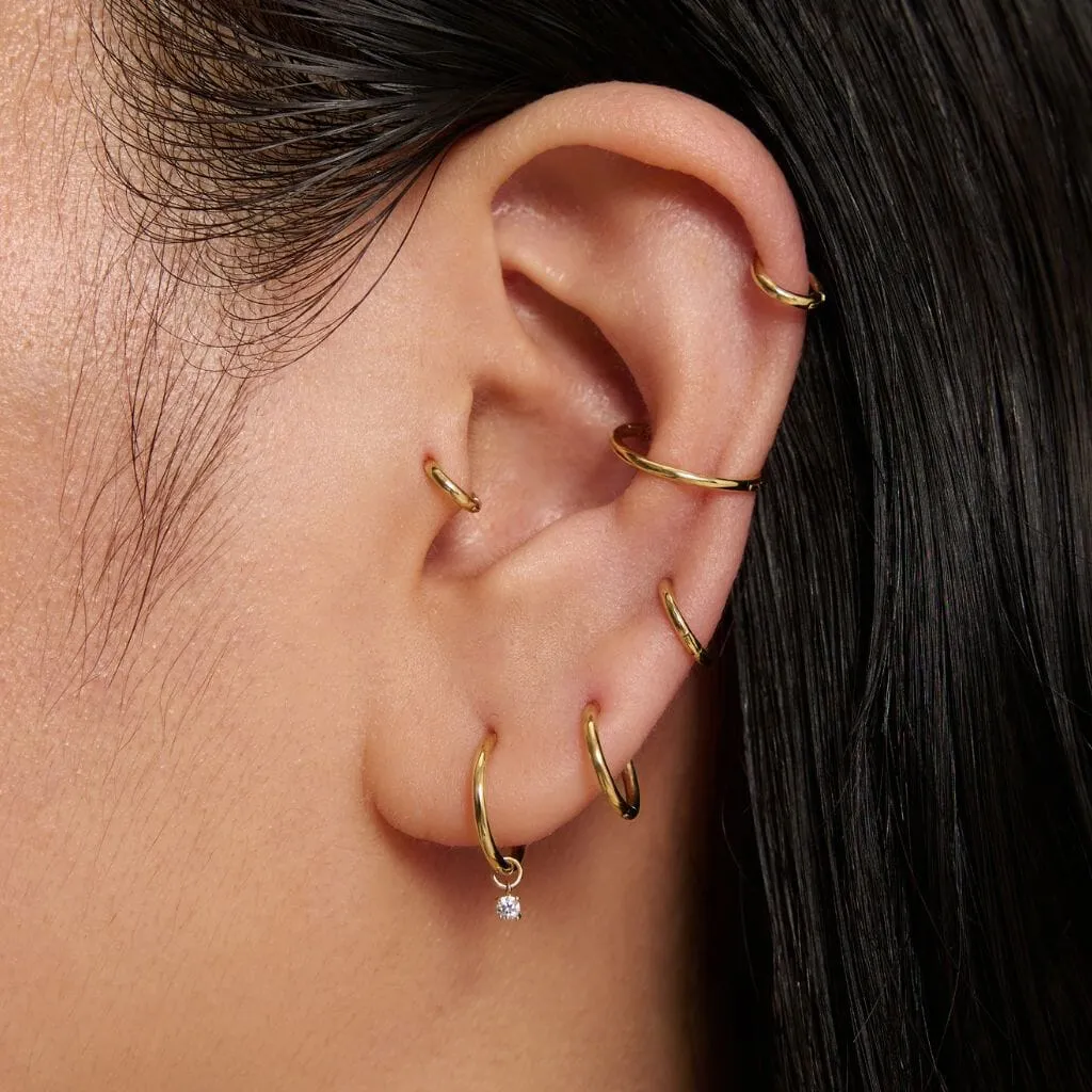 Kade hoop charm sold by Adornmonde product image thumbnail 2