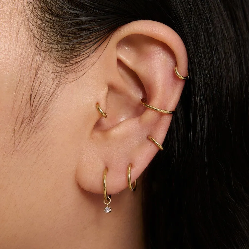 Vadin hoop charm sold by Adornmonde product image thumbnail 3