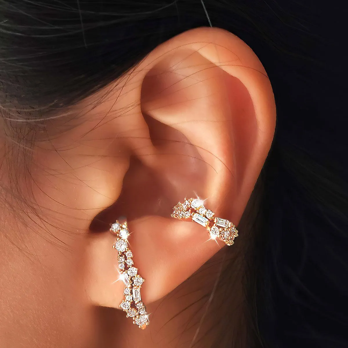 Rehan ear cuffs sold by Adornmonde product image thumbnail 2