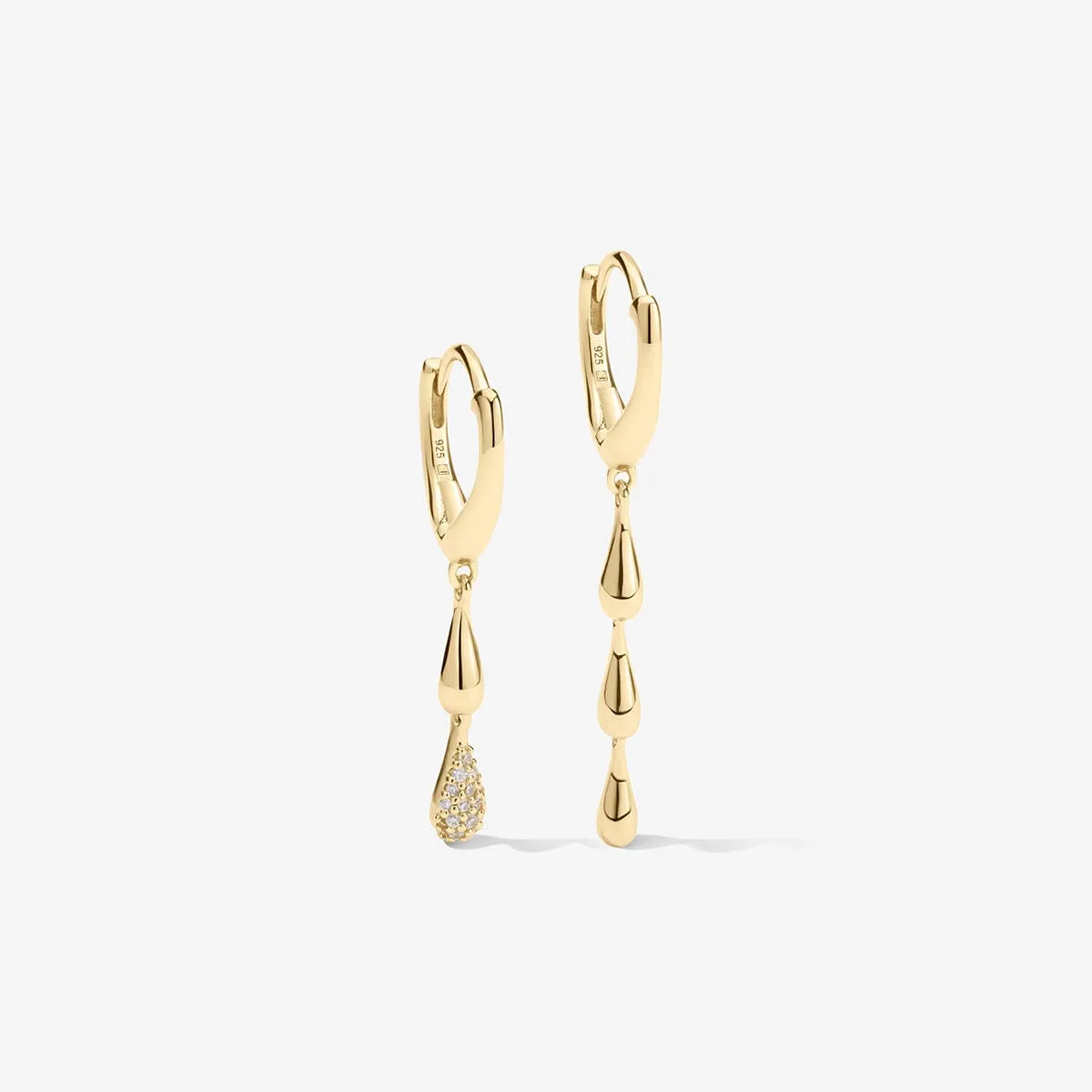Daven drip earrings sold by Adornmonde product image thumbnail 4