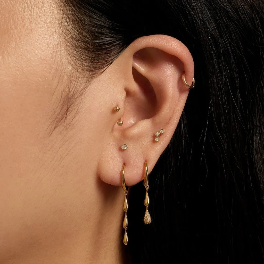 Daven drip earrings sold by Adornmonde product image thumbnail 2