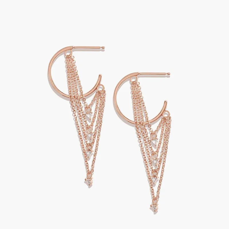 Nix chain earrings sold by Adornmonde