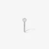 Stevie diamond hookie piercing sold by Adornmonde