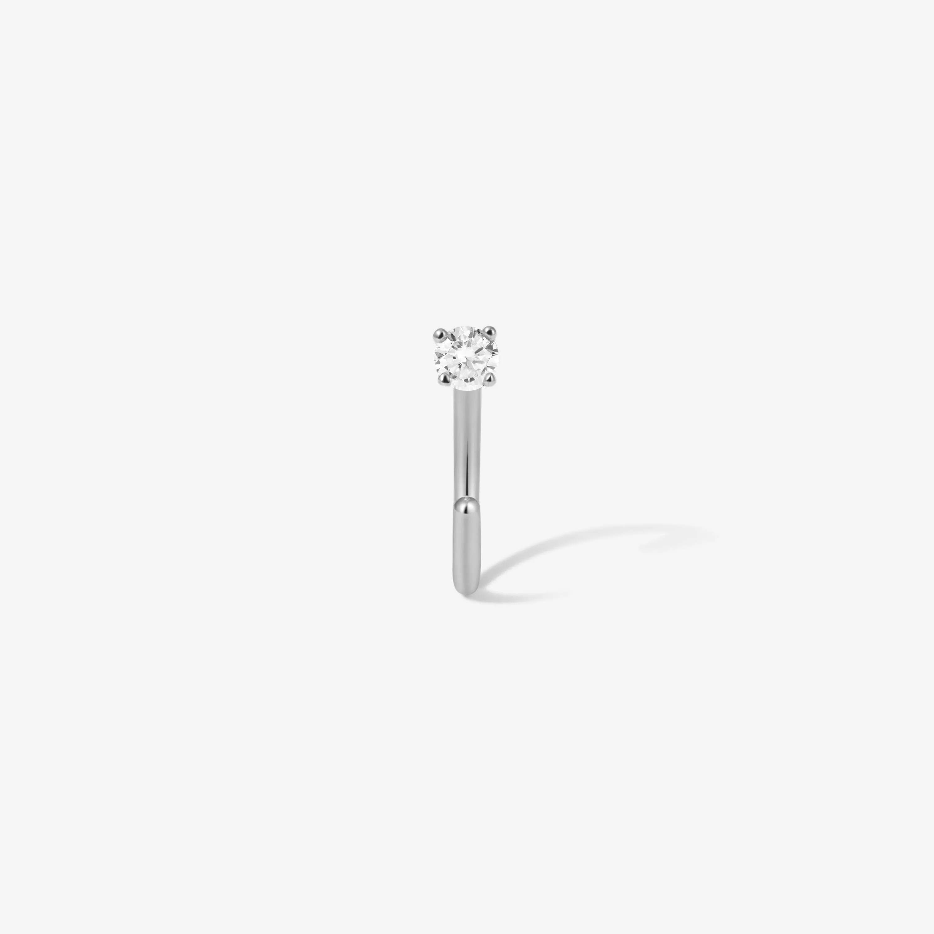 Lionel diamond hookie piercing sold by Adornmonde product image thumbnail 3