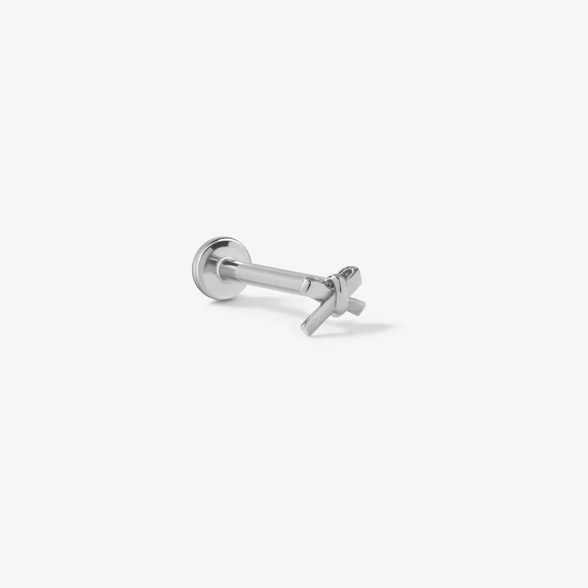Billy micro bow piercing sold by Adornmonde product image thumbnail 3
