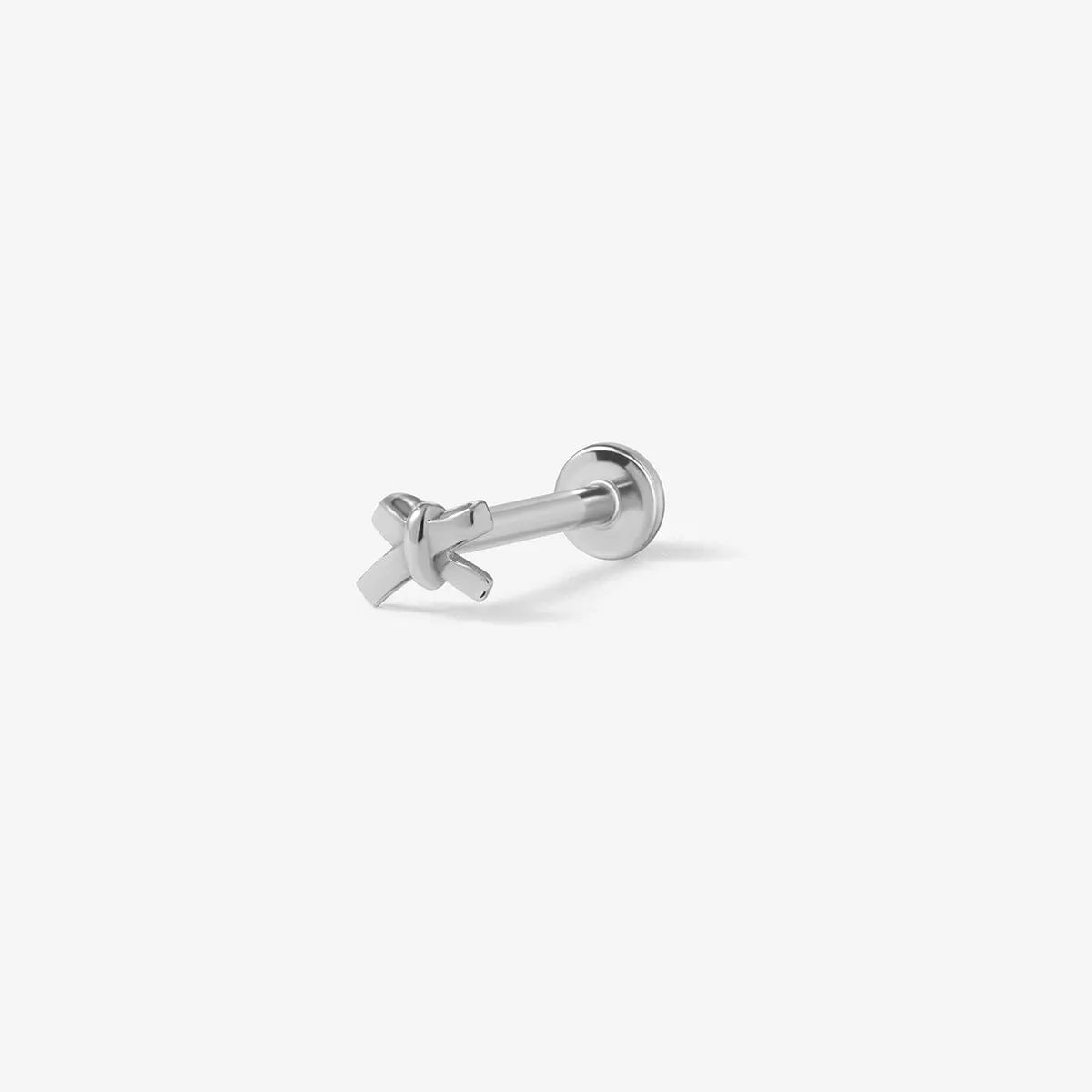 Billy micro bow piercing sold by Adornmonde product image thumbnail 4