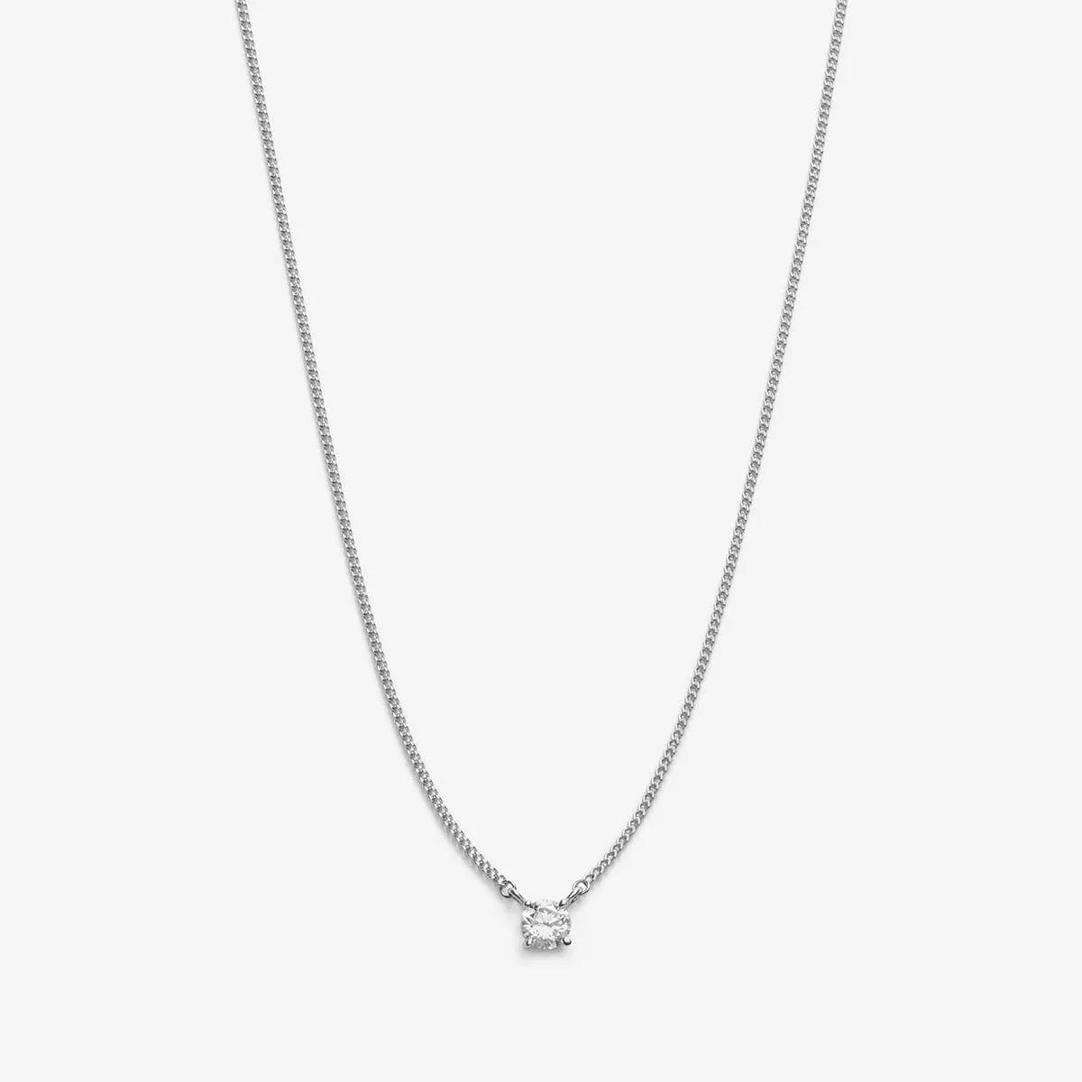 Knoxx round diamond necklace sold by Adornmonde product image thumbnail 3