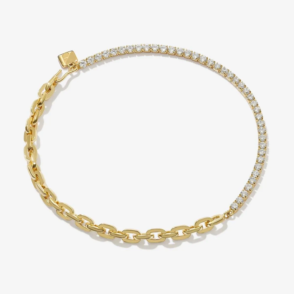 Deveyn crystal anklet sold by Adornmonde product image thumbnail 3