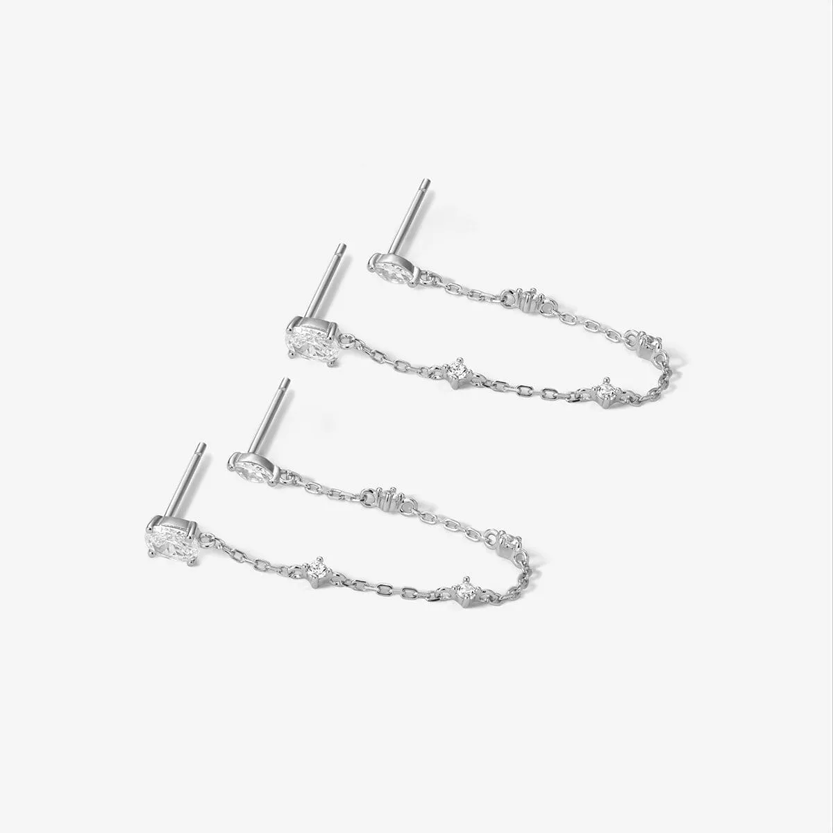 Cam chain earrings sold by Adornmonde product image thumbnail 2