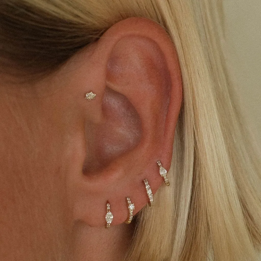 Fernie huggie piercing sold by Adornmonde product image thumbnail 2