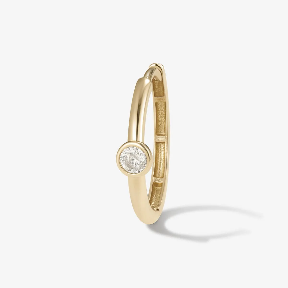 Lotto diamond hoop piercing sold by Adornmonde product image thumbnail 3