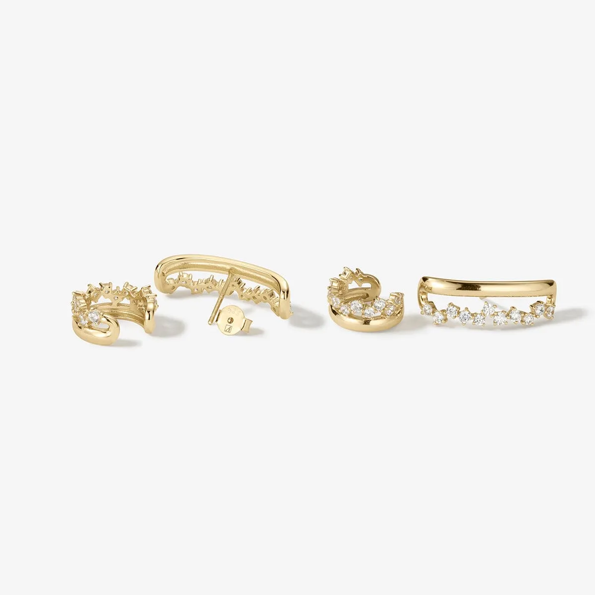 Kevin earring set sold by Adornmonde product image thumbnail 5