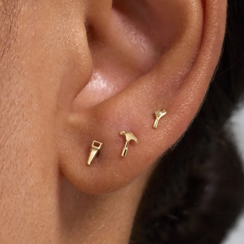 Damien micro hammer piercing sold by Adornmonde product image thumbnail 2