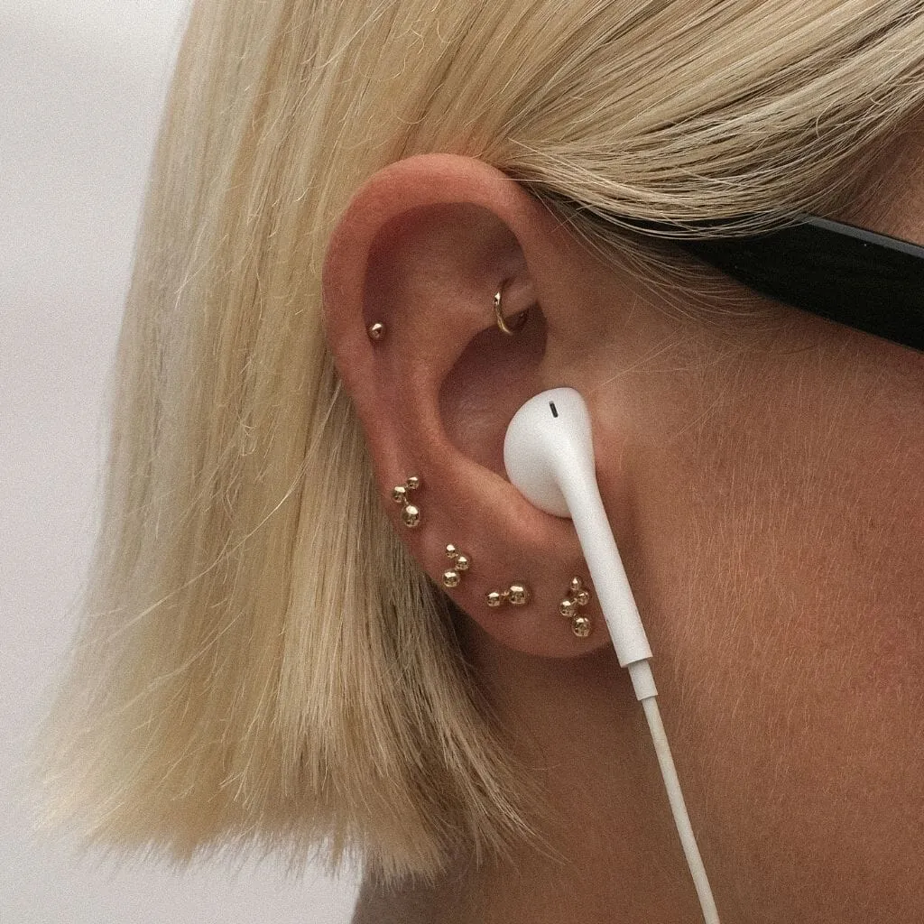 Caleb bubble piercing sold by Adornmonde product image thumbnail 2