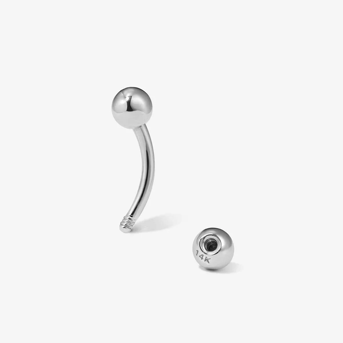 Mitchel barbell piercing sold by Adornmonde product image thumbnail 5