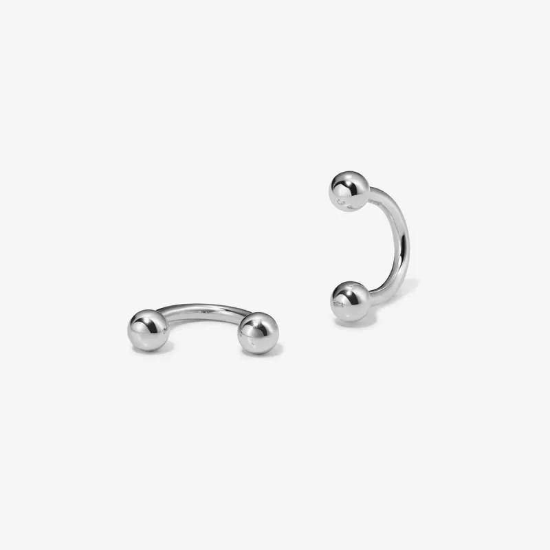 Richards u hoop earrings sold by Adornmonde