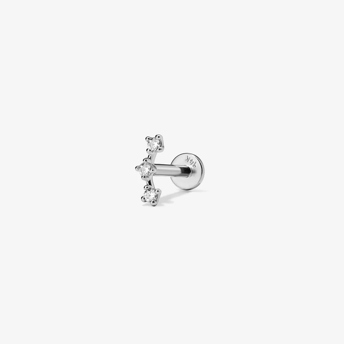 Con diamond contour piercing sold by Adornmonde product image thumbnail 3