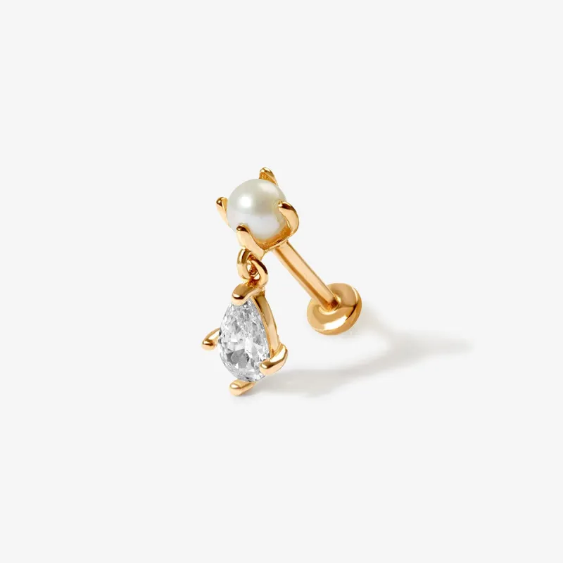 Neill pearl piercing sold by Adornmonde