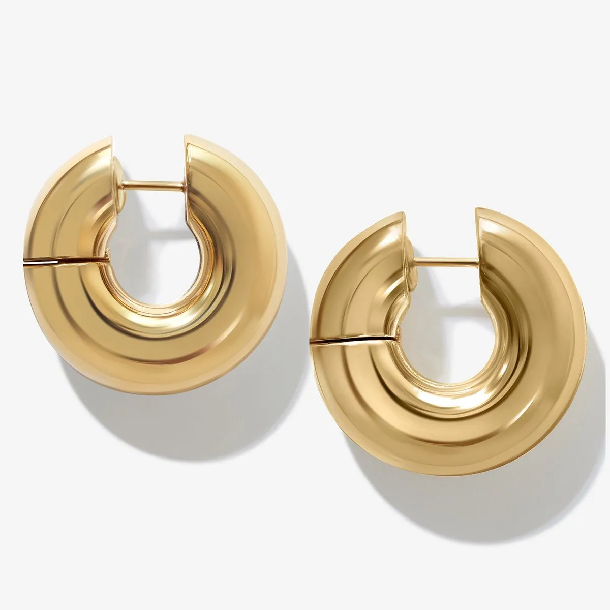 Vini bagel hoop earrings 🍩 🥯 sold by Adornmonde product image thumbnail 3