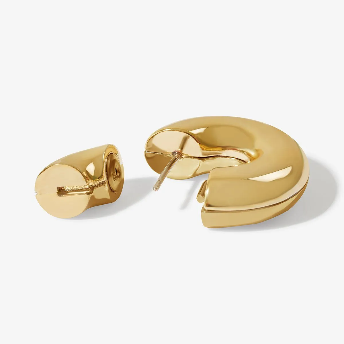 Vini bagel hoop earrings 🍩 🥯 sold by Adornmonde product image thumbnail 5