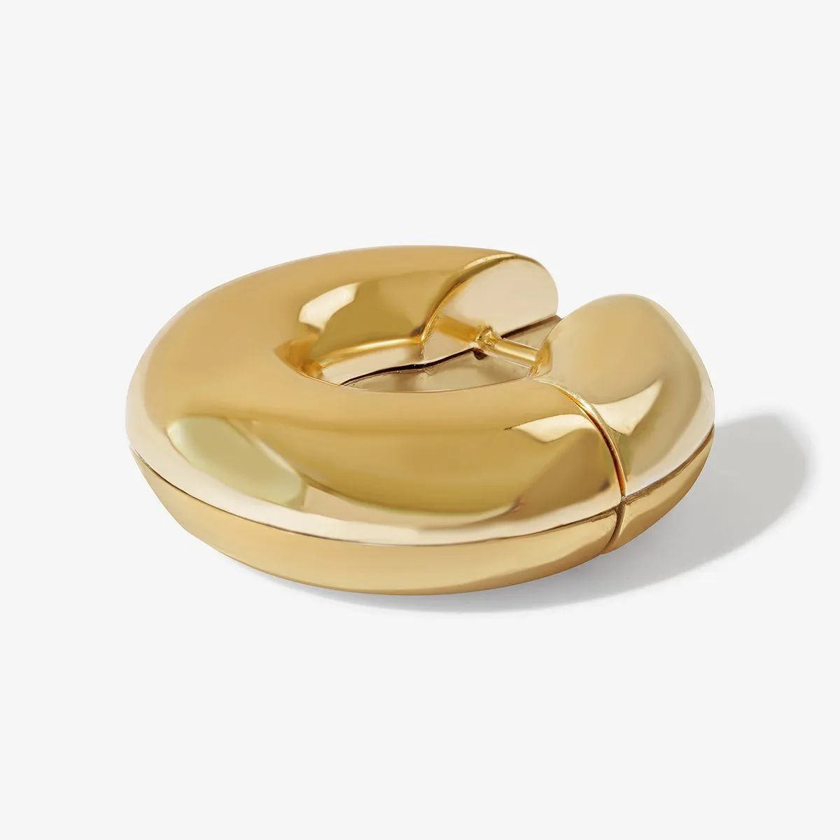 Vini bagel hoop earrings 🍩 🥯 sold by Adornmonde product image thumbnail 4