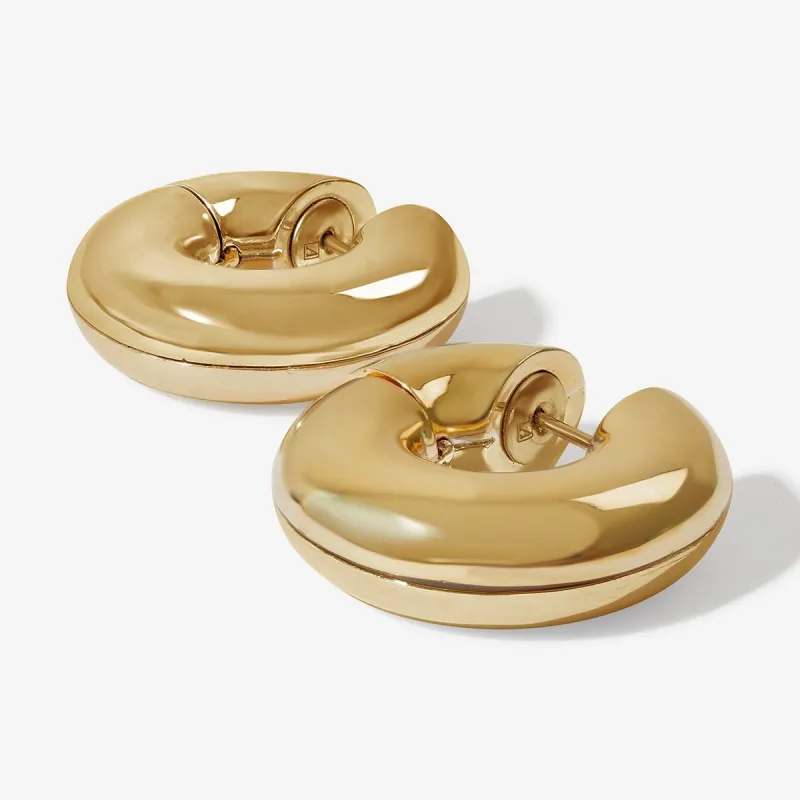 Vini bagel hoop earrings 🍩 🥯 sold by Adornmonde