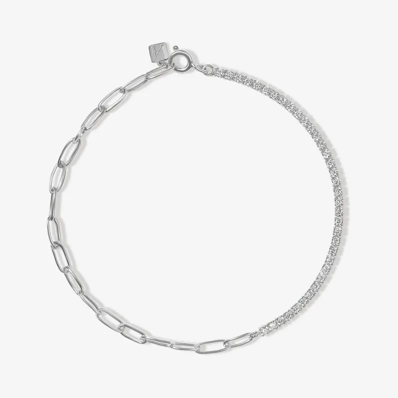 Peter tennis bracelet sold by Adornmonde