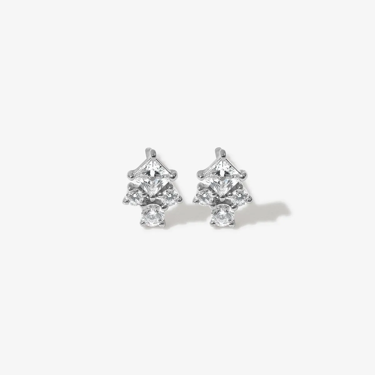 Carnegie stud earrings sold by Adornmonde product image thumbnail 3