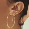 Davey hoop earrings sold by Adornmonde