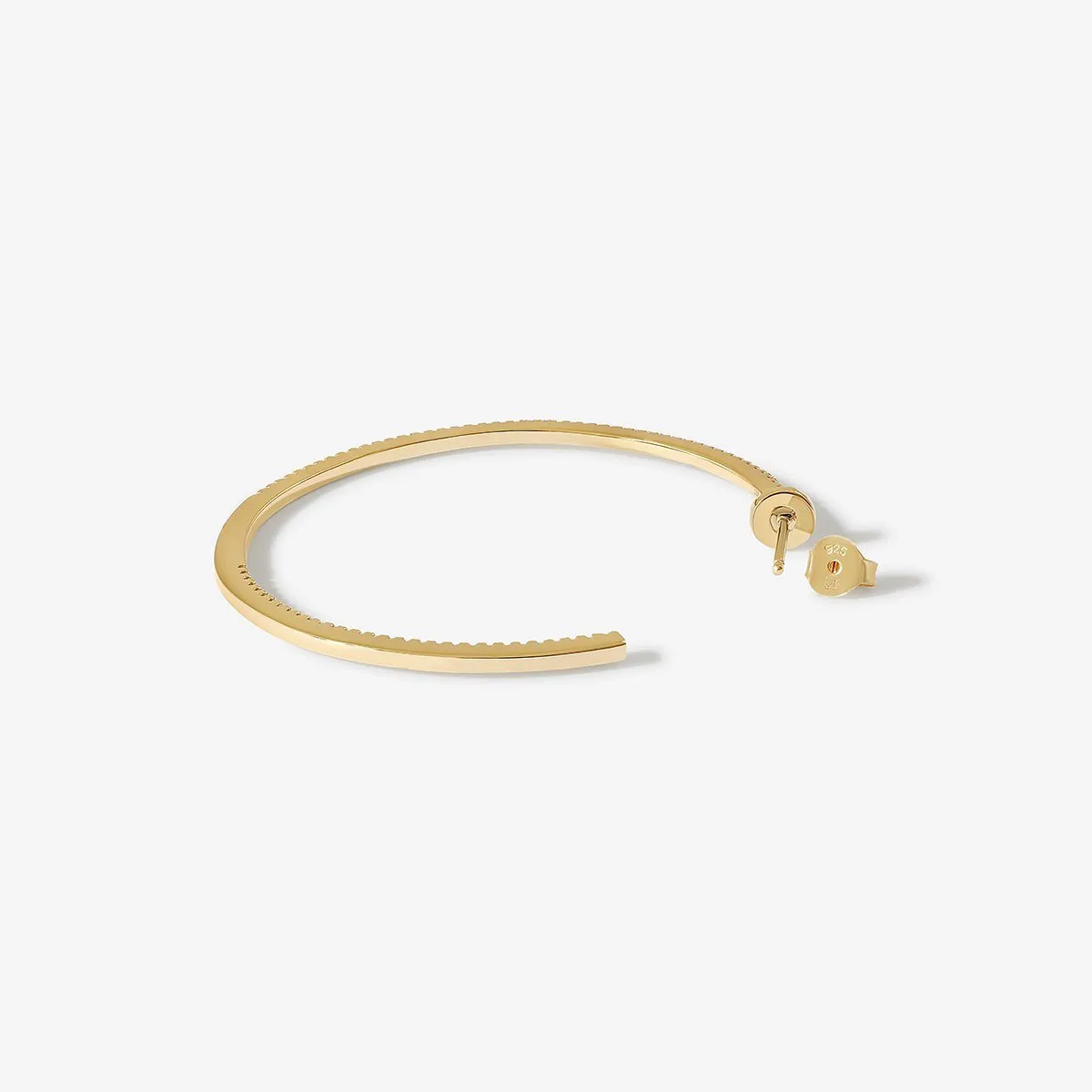 Davey hoop earrings sold by Adornmonde product image thumbnail 5
