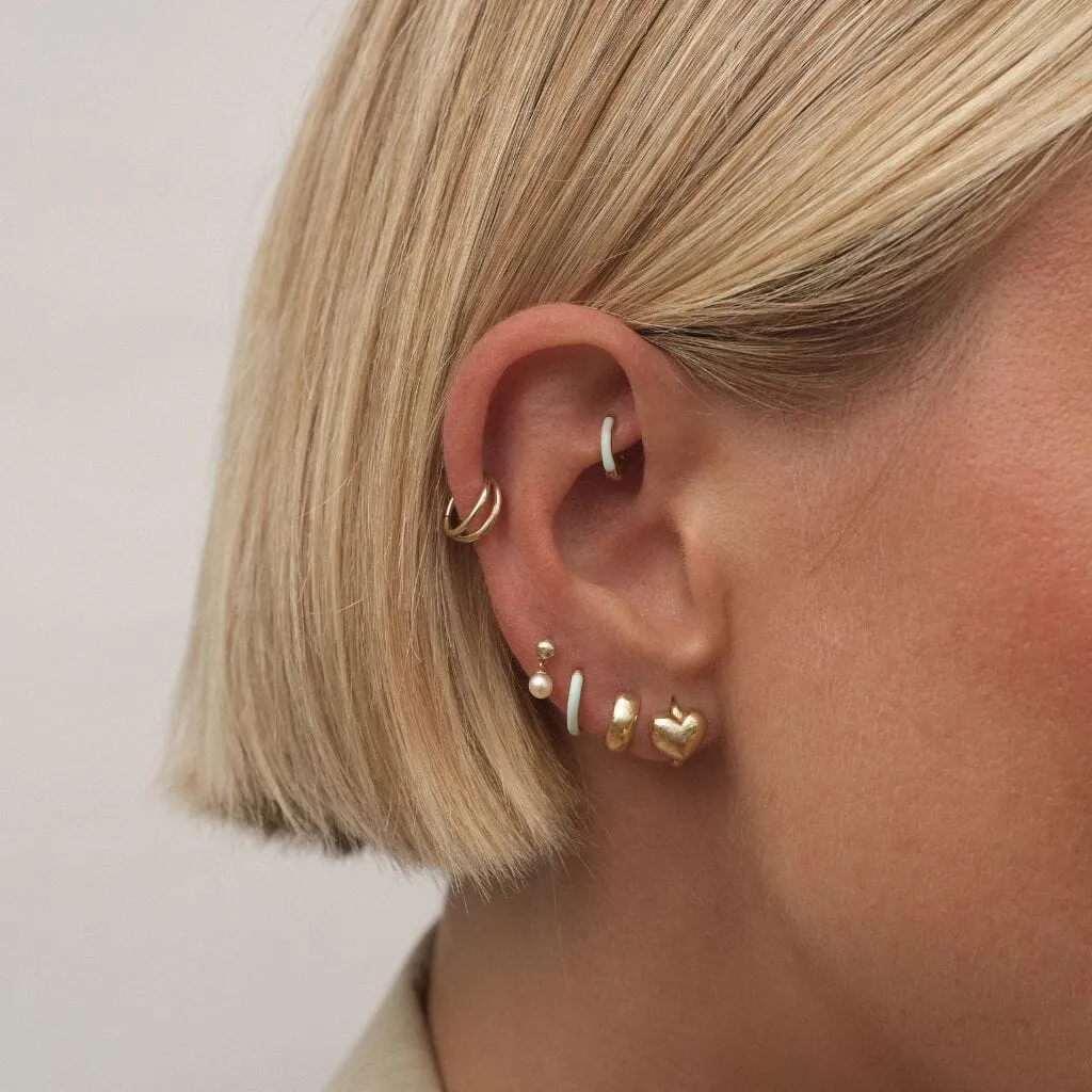 Roma small piercing hoop sold by Adornmonde product image thumbnail 2