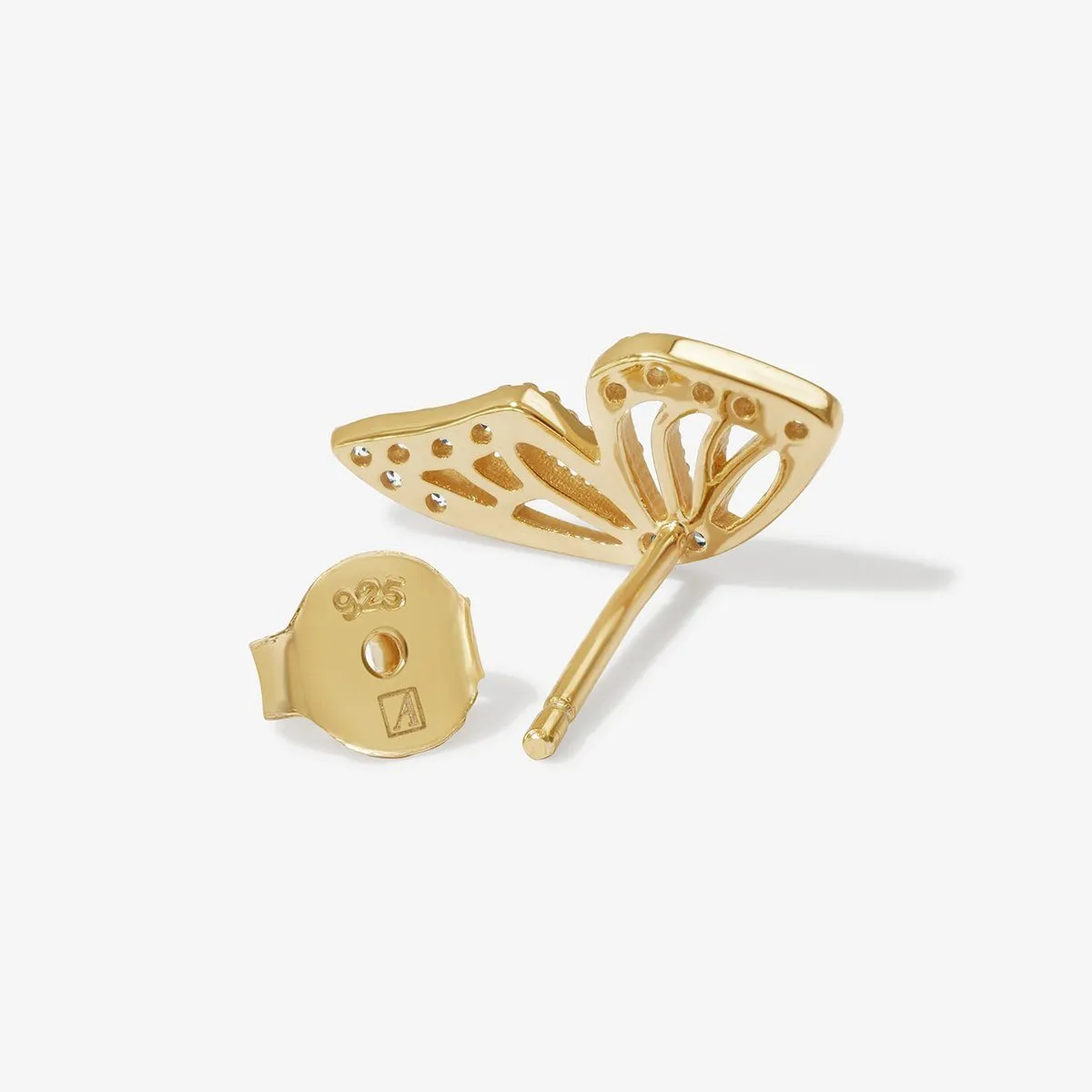 Peta butterfly earrings sold by Adornmonde product image thumbnail 5