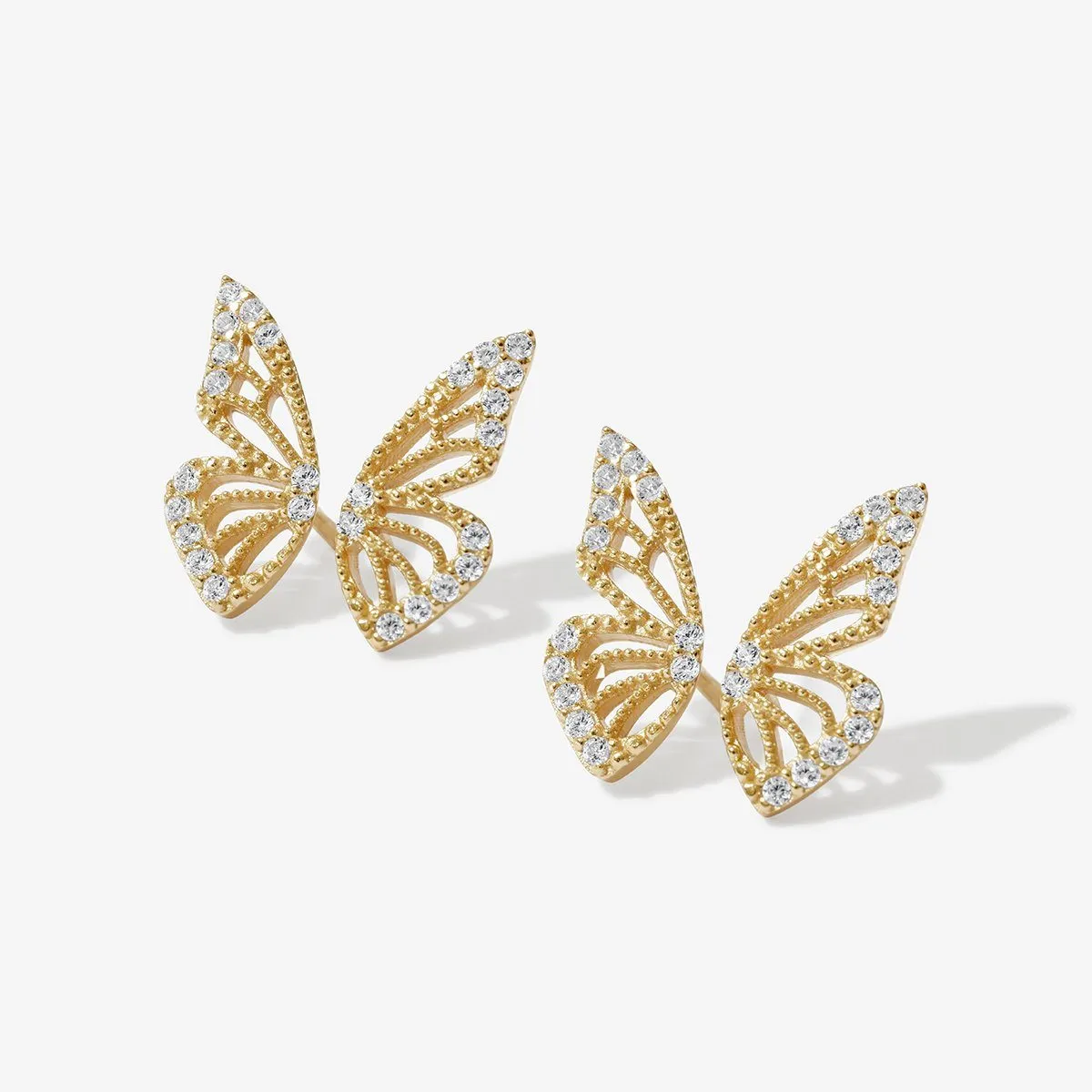 Peta butterfly earrings sold by Adornmonde product image thumbnail 3