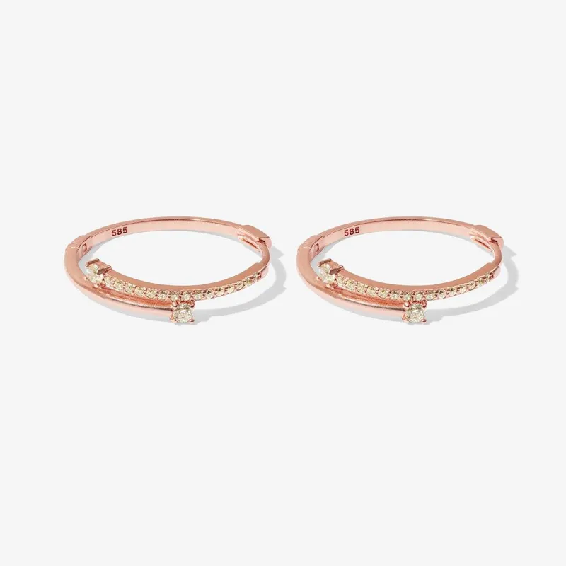 Celvin hoops sold by Adornmonde
