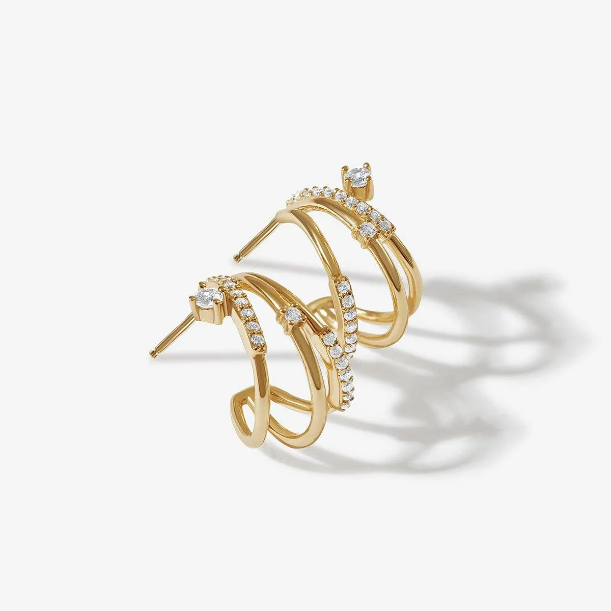 Griss hoop earrings sold by Adornmonde product image thumbnail 5