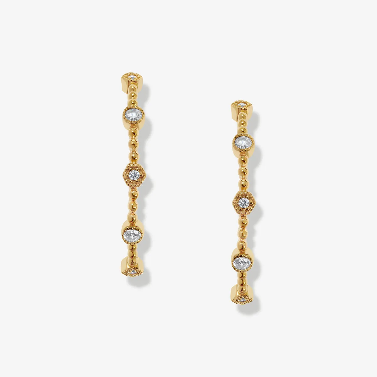 Dixie hoop earrings sold by Adornmonde product image thumbnail 2