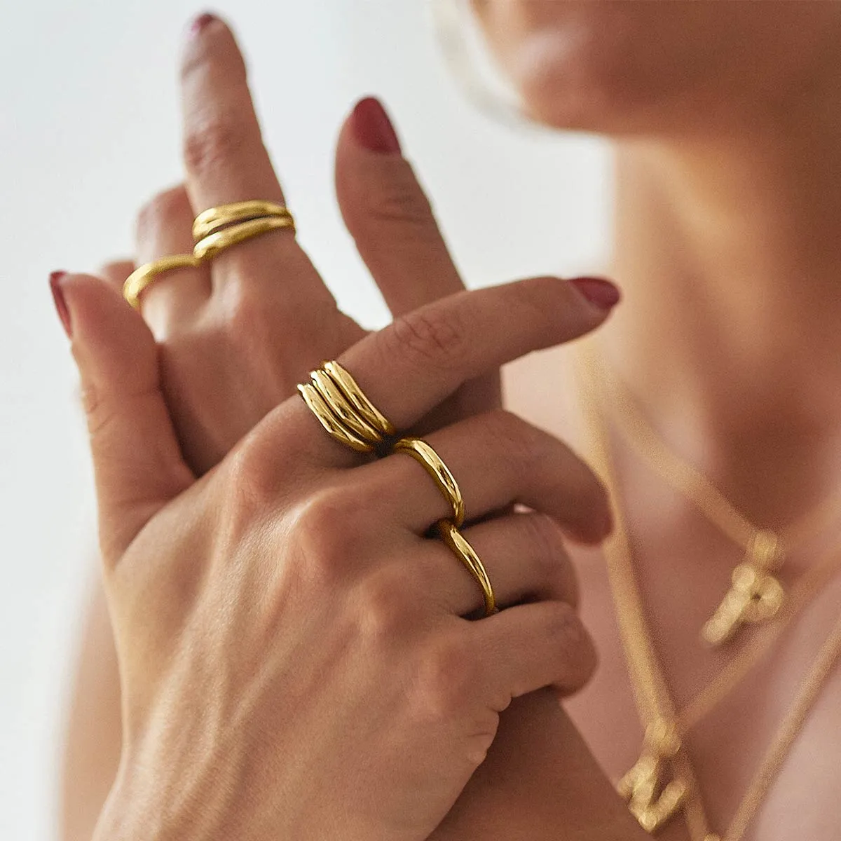 Kreig organic ring sold by Adornmonde product image thumbnail 2