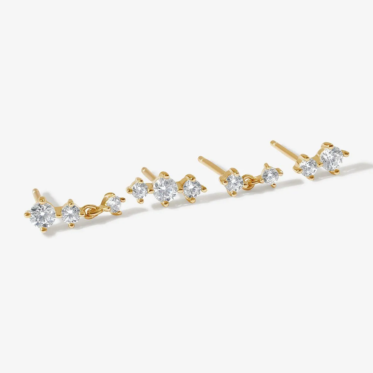 Hann stud earring set sold by Adornmonde product image thumbnail 4