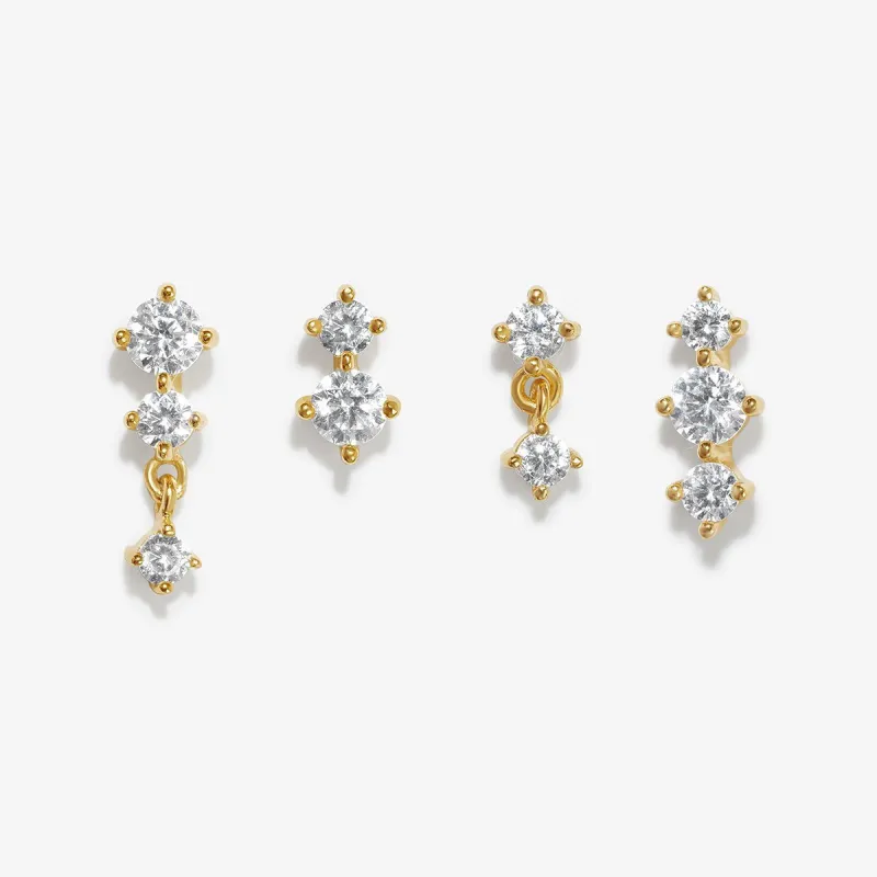Hann stud earring set sold by Adornmonde