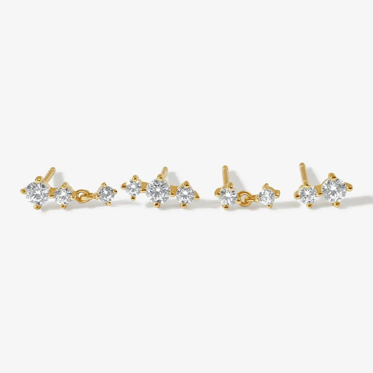 Hann stud earring set sold by Adornmonde product image thumbnail 3