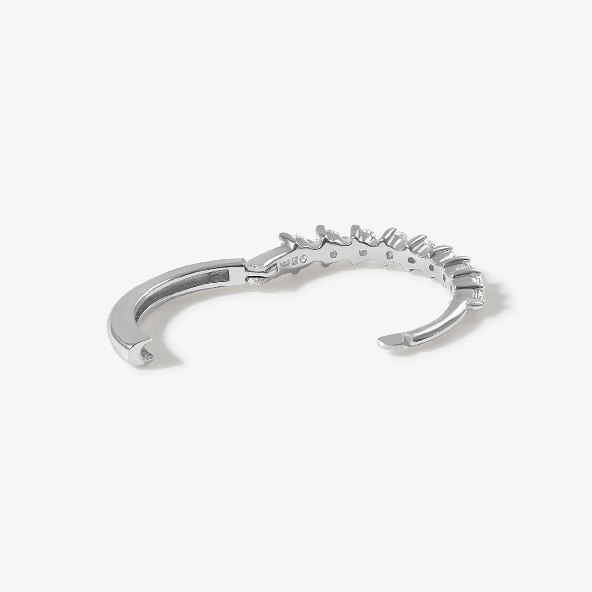 Adri hoop earring sold by Adornmonde product image thumbnail 5